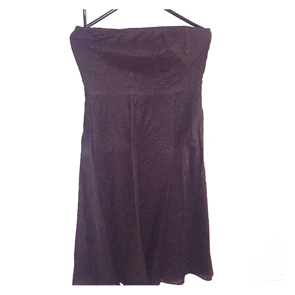 Jcrew brown sleeveless a line dress. Size 8.